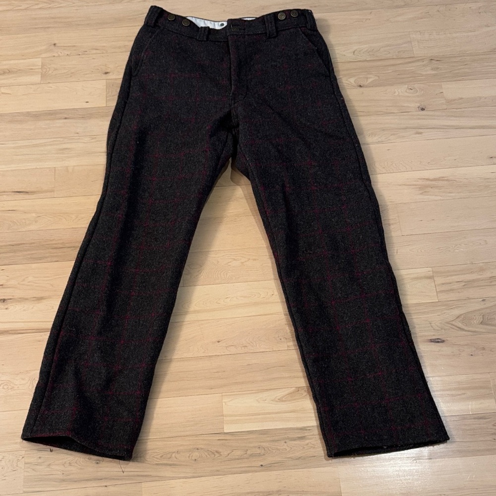 Codet Wool Plaid Logger Hunting Trousers Pants Men’s-Vintage